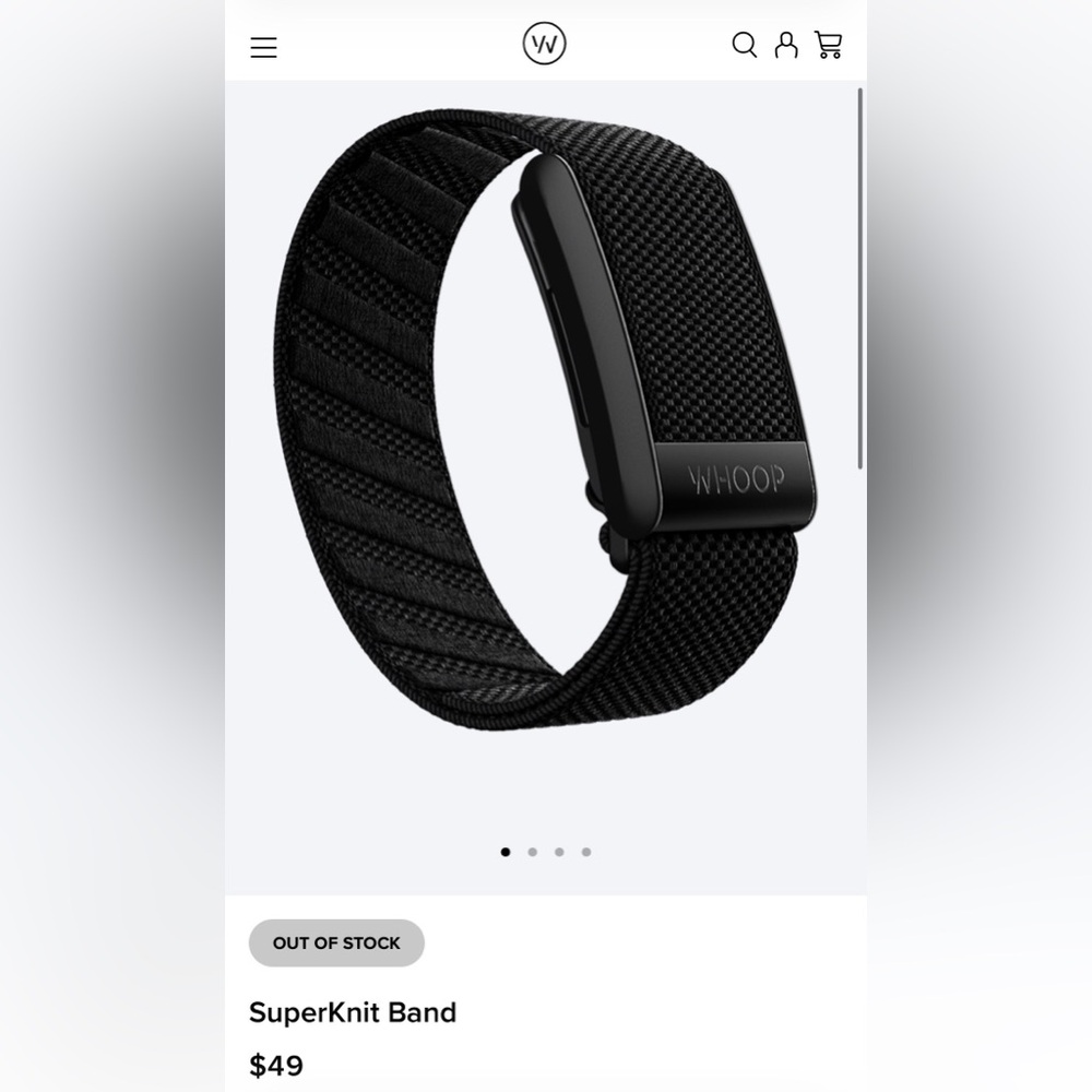 WHOOP 4.0 SuperKnit Band NWT